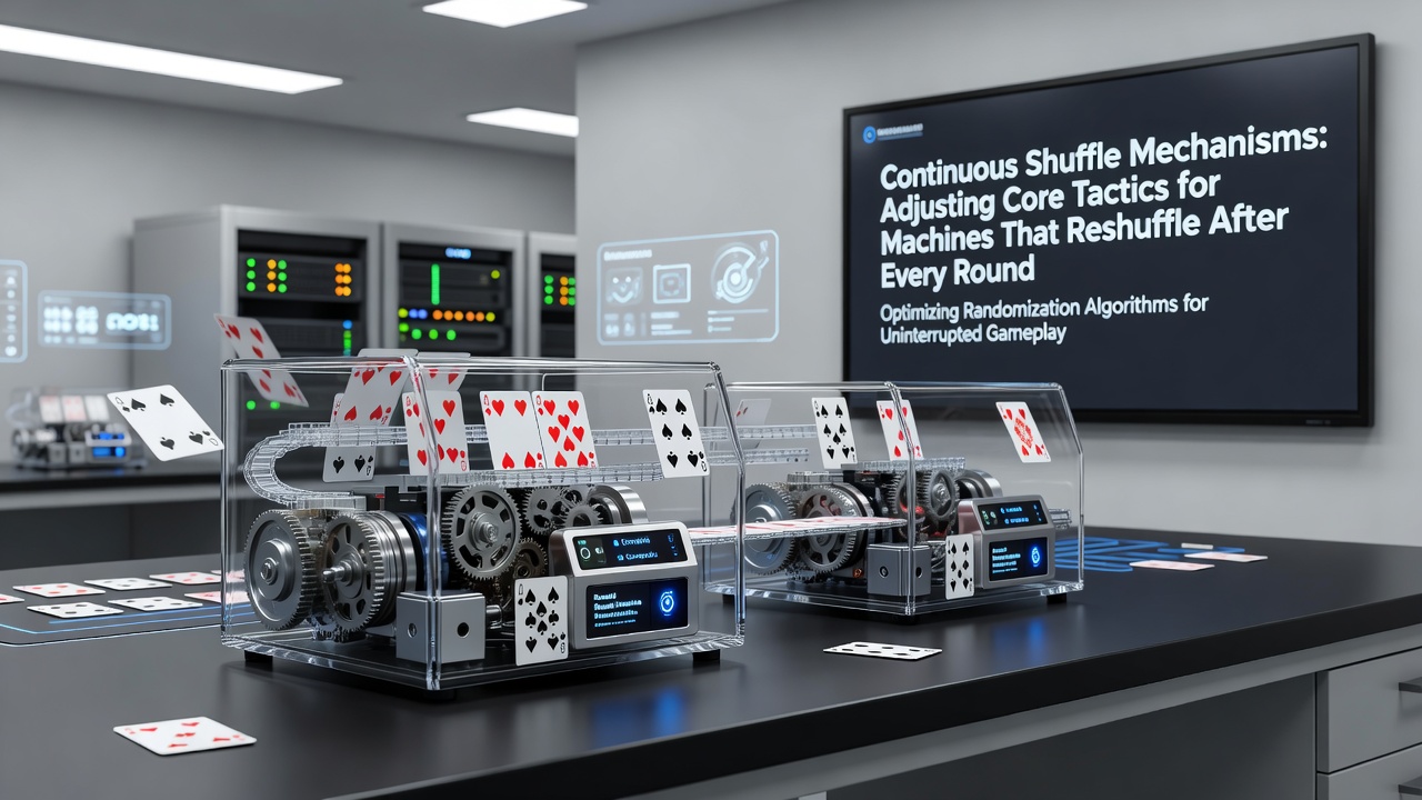 Continue shuffle machine in actie tijdens een blackjack sessie in een Nederlands casino