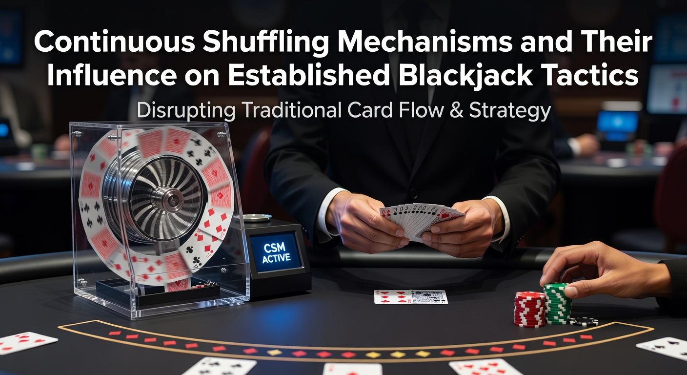 Continue schudmechanismen in blackjack tafels met automatisering