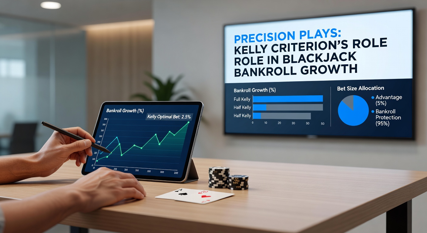 Voorbeeldgrafiek van bankroll curves met Kelly versus Martingale in een blackjack simulatie