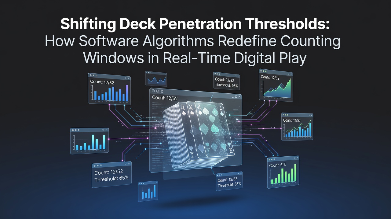 Software algoritmes die deck penetratie drempels aanpassen in digitale blackjack omgevingen